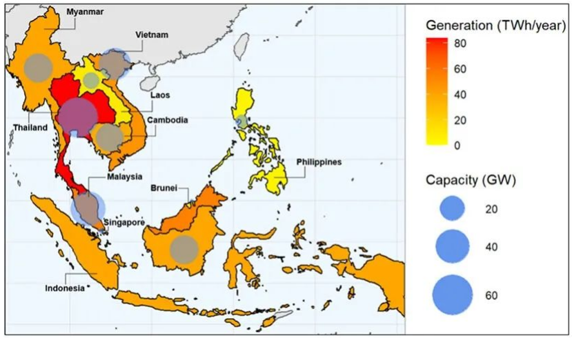 ASEAN10カ国の水上太陽光発電市場の分析と展望